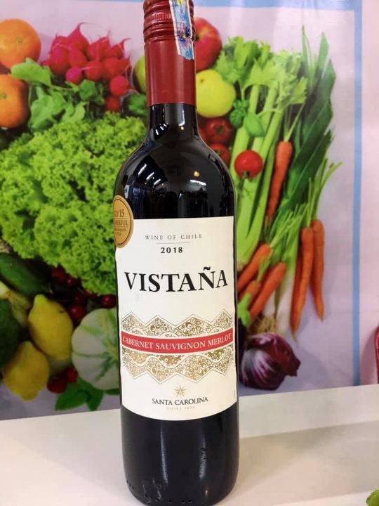 Vang SANTA CAROLINA VISTANA CABERNET SAUVIGNON MERLOT 750ml