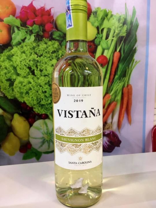 Rượu vang trắng santa carolina vistana Sauvignon Blanc 750ml